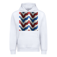 White 4th july stripes seamless pattern Urban Hoodie - BundleAndBundleShop
