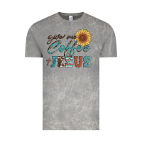 Cloud Rock give me coffee and jesus Vintage Tee - Artiststas
