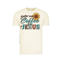 Vintage Arctic give me coffee and jesus Vintage Tee - Artiststas