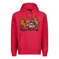Cardinal happy holidays Premium Hoodie - JahusDesignShop