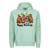 Seafoam happy holidays Premium Hoodie - JahusDesignShop