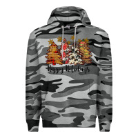 Slate Camo happy holidays Premium Hoodie - JahusDesignShop