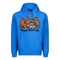 True Royal happy holidays Premium Hoodie - JahusDesignShop