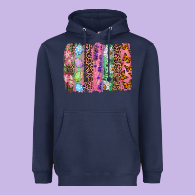 Heavyweight Hoodie Western easter brush stroke