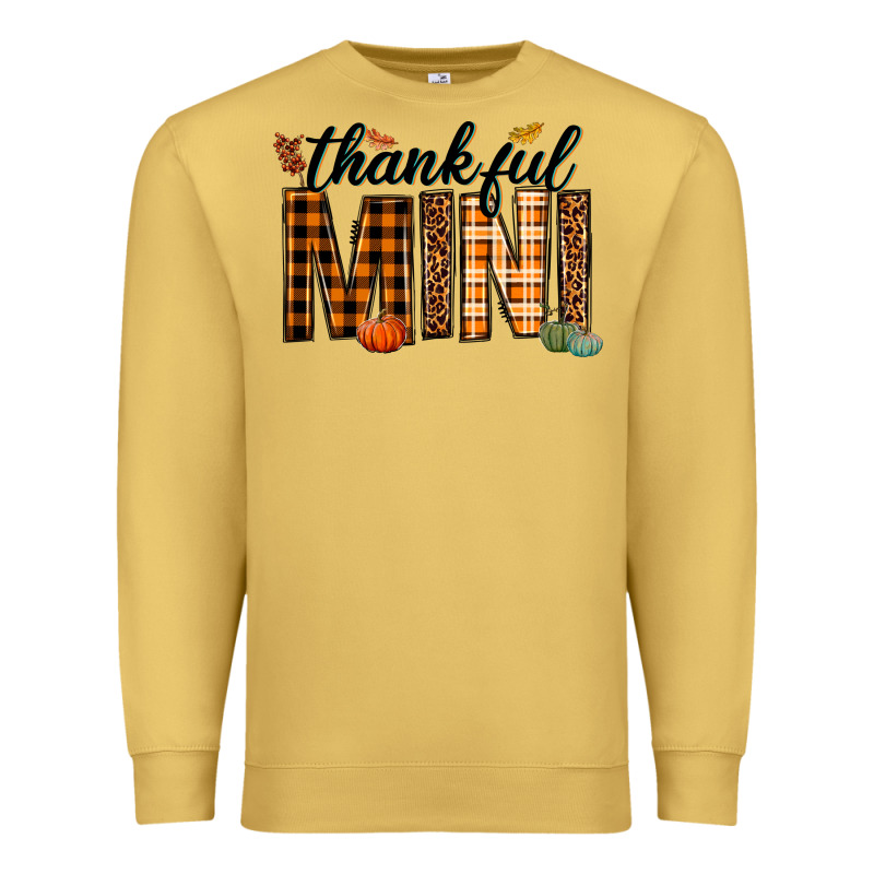 Thankful Mini Premium Sweatshirt by texasbilliewilder | Teevron