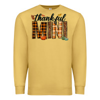Antique Gold thankful mini Premium Sweatshirt - texasbilliewilder