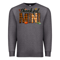 Charcoal Heather thankful mini Premium Sweatshirt - texasbilliewilder