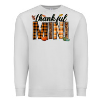 Dove Grey thankful mini Premium Sweatshirt - texasbilliewilder