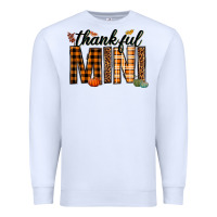 White thankful mini Premium Sweatshirt - texasbilliewilder