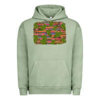Pigment Oil Green cinco de mayo cactus Urban Hoodie - Artiststas