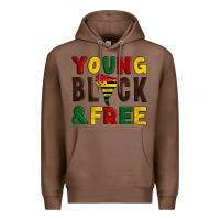 Chestnut young black and free Premium Hoodie - Artiststas
