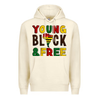 Sandshell young black and free Premium Hoodie - Artiststas