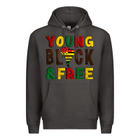 Smoke young black and free Premium Hoodie - Artiststas