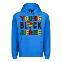 True Royal young black and free Premium Hoodie - Artiststas