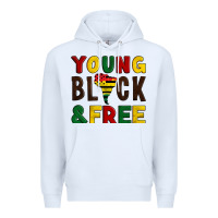 White young black and free Premium Hoodie - Artiststas