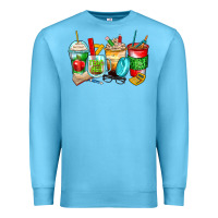 Ocean Blue teacher coffee cups Premium Sweatshirt - Zillion Design Studio