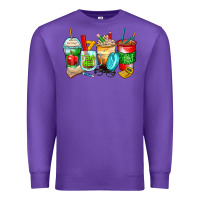 Purple teacher coffee cups Premium Sweatshirt - Zillion Design Studio