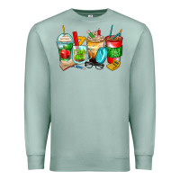 Seafoam teacher coffee cups Premium Sweatshirt - Zillion Design Studio