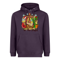 Plum joy to the world Heavyweight Hoodie - Zillion Design Studio