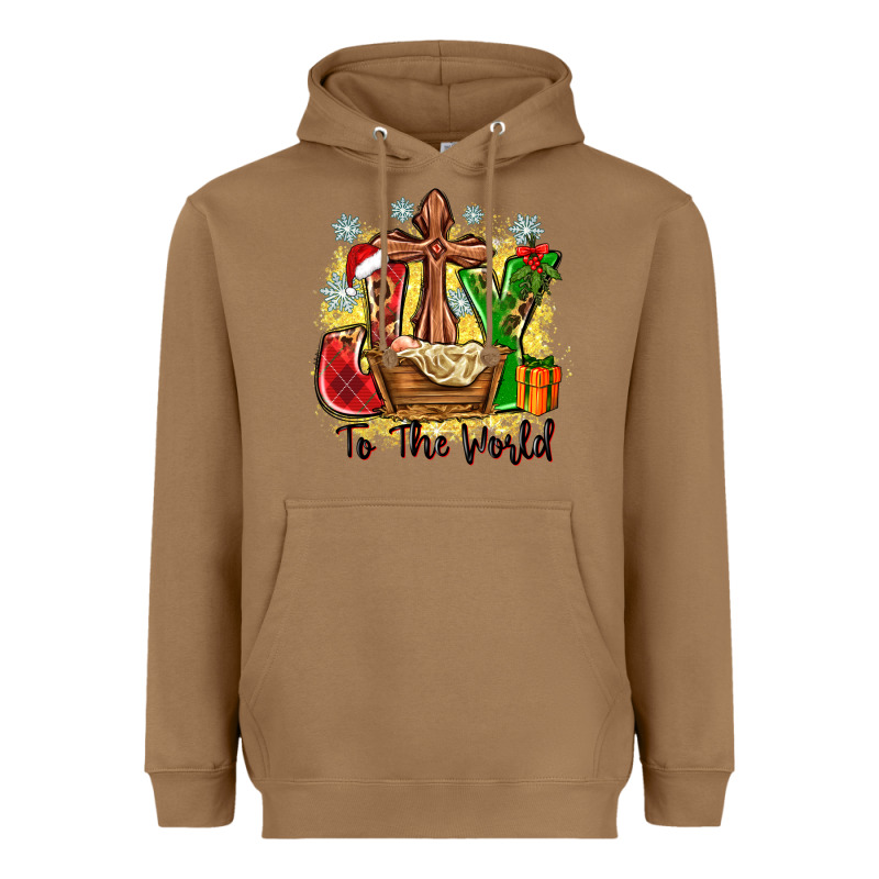 Joy To The World Heavyweight Hoodie by Zillion Design Studio | Teevron