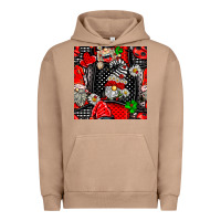 Pigment Burro ladybug gnomes seamless pattern Urban Hoodie - BundleAndBundleShop