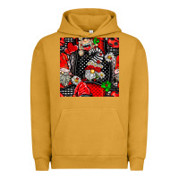 Pigment Peanut Butter ladybug gnomes seamless pattern Urban Hoodie - BundleAndBundleShop
