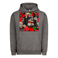 Pigment Tornado ladybug gnomes seamless pattern Urban Hoodie - BundleAndBundleShop