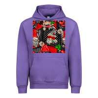 Tulip ladybug gnomes seamless pattern Urban Hoodie - BundleAndBundleShop