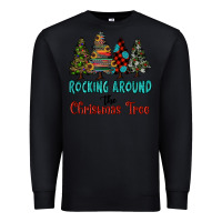 Black rocking around the christmas tree, Rocking, Around The, Christmas Tree Premium Sweatshirt - RanaPortraitStore