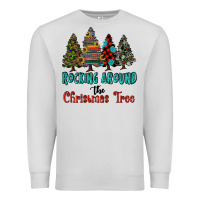 Dove Grey rocking around the christmas tree, Rocking, Around The, Christmas Tree Premium Sweatshirt - RanaPortraitStore