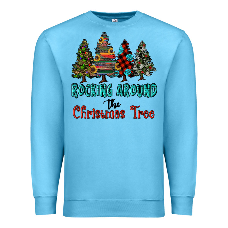 Rocking Around The Christmas Tree, Rocking, Around The, Christmas Tree Premium Sweatshirt by RanaPortraitStore | Teevron