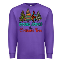Purple rocking around the christmas tree, Rocking, Around The, Christmas Tree Premium Sweatshirt - RanaPortraitStore
