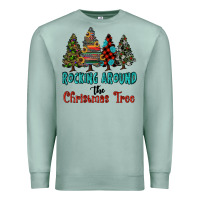 Seafoam rocking around the christmas tree, Rocking, Around The, Christmas Tree Premium Sweatshirt - RanaPortraitStore