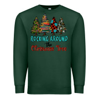 Sports Green rocking around the christmas tree, Rocking, Around The, Christmas Tree Premium Sweatshirt - RanaPortraitStore