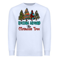White rocking around the christmas tree, Rocking, Around The, Christmas Tree Premium Sweatshirt - RanaPortraitStore
