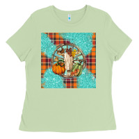 Matcha fall bull skull Ladies Tee - BarkalooDesign