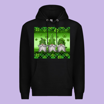 St Patricks Gnomes Premium Hoodie Designed By Jasminsmagicworld