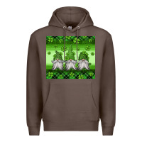Coffee st patricks gnomes Premium Hoodie - Jasminsmagicworld