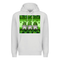 Dove Grey st patricks gnomes Premium Hoodie - Jasminsmagicworld