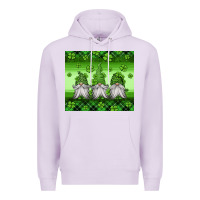 Lilac st patricks gnomes Premium Hoodie - Jasminsmagicworld