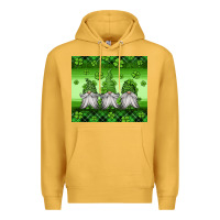 Mustard st patricks gnomes Premium Hoodie - Jasminsmagicworld