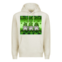 Oatmeal Heather st patricks gnomes Premium Hoodie - Jasminsmagicworld
