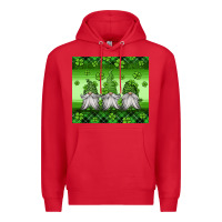 Red st patricks gnomes Premium Hoodie - Jasminsmagicworld