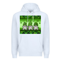 White st patricks gnomes Premium Hoodie - Jasminsmagicworld