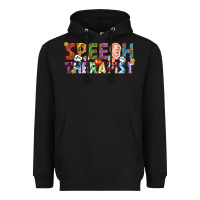 Black speech therapist Heavyweight Hoodie - texasbilliewilder