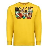 Lemon dog coffee cups Premium Sweatshirt - Zillion Design Studio