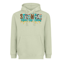 Matcha stronger than the storm Heavyweight Hoodie - texasbilliewilder