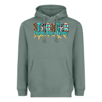 Sage stronger than the storm Heavyweight Hoodie - texasbilliewilder