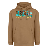 Toasted Coconut stronger than the storm Heavyweight Hoodie - texasbilliewilder