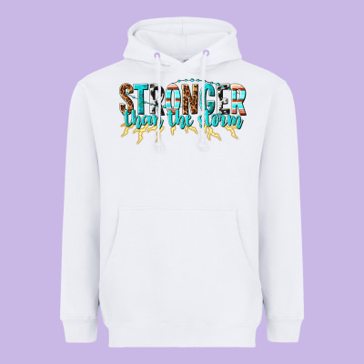 Stronger Than The Storm Heavyweight Hoodie Designed By Texasbilliewilder